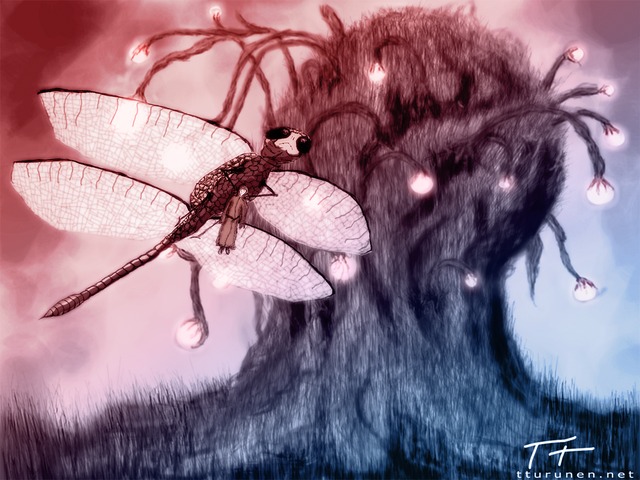 Dragonflys Meal by tturunen