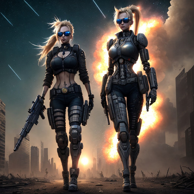 Me and my man made twin by iiKster Me and my man made twin by iiKster